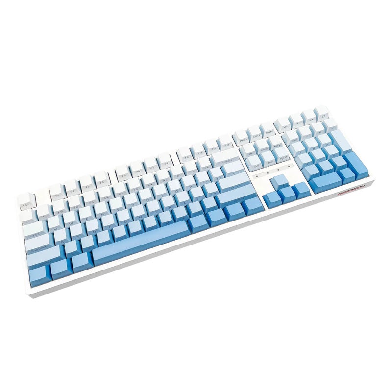 Bluejw Side-Printed Gradient Translucent PBT Keycaps - Backlit Gaming Keyboard Keycaps Set - Image 2